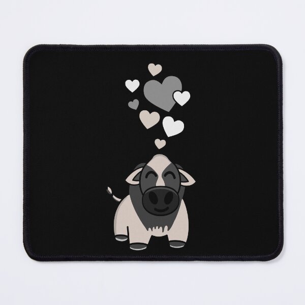 Item preview, Brahman Cow With Hearts designed and sold by eternallygifted.