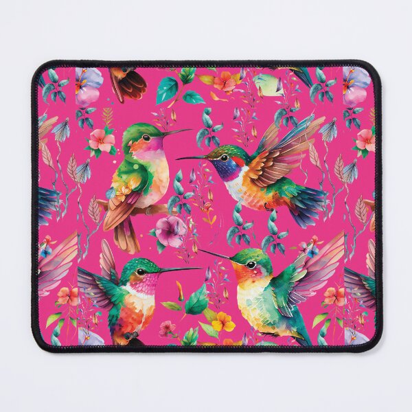Item preview, HUMMINGBIRD ON DARK PINK designed and sold by ORIGENcreate.