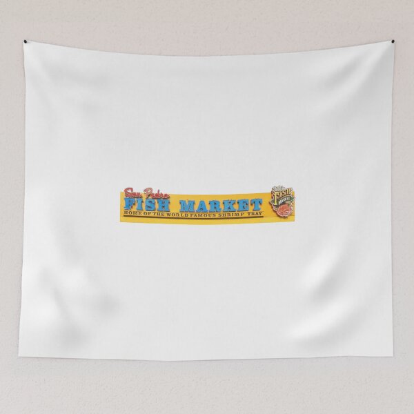 Item preview, San Pedro Fish Market sign designed and sold by Mellymade Design.