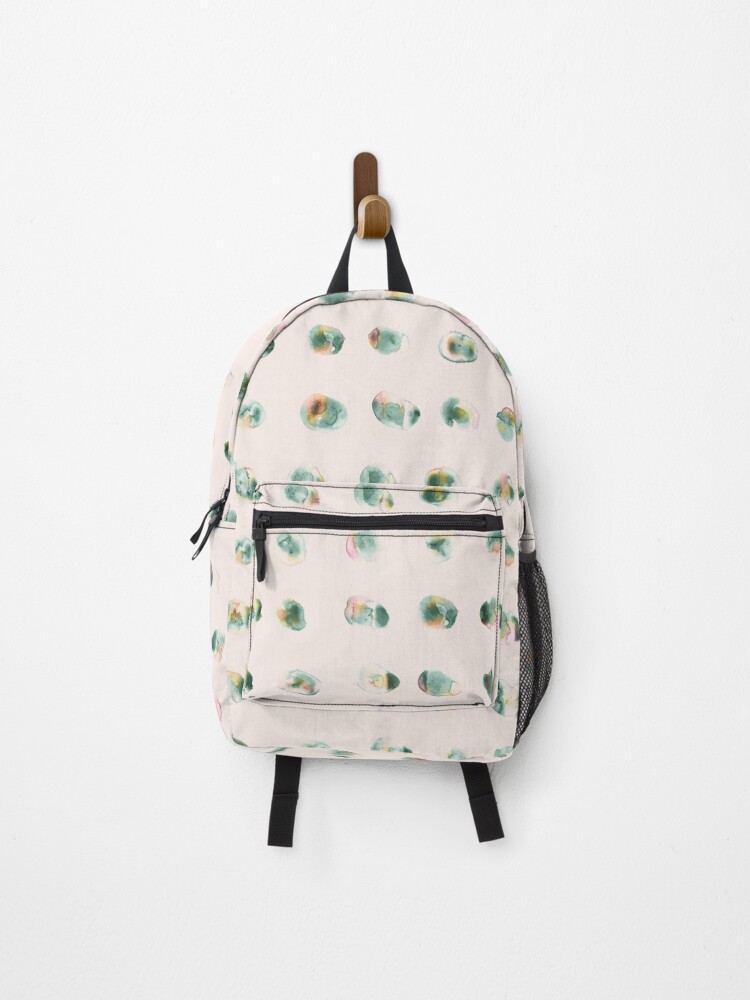 Thumbnail 1 of 3, Backpack, Abstract circles designed and sold by Roochita.