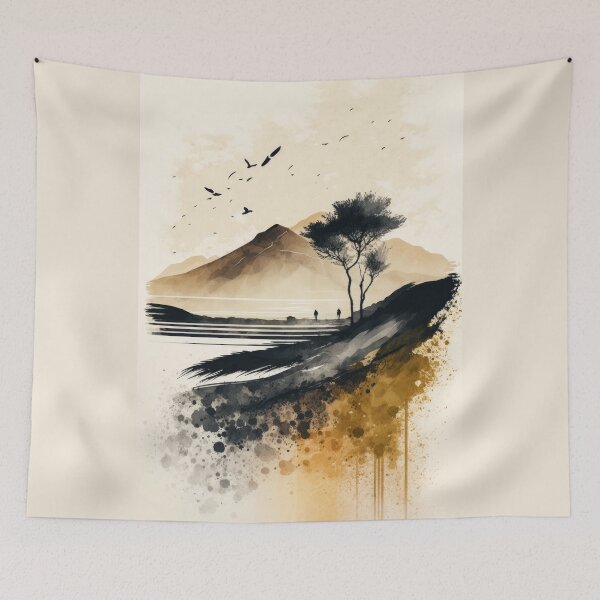 Item preview, Watercolor Naturescape  designed and sold by Enea Kelo.