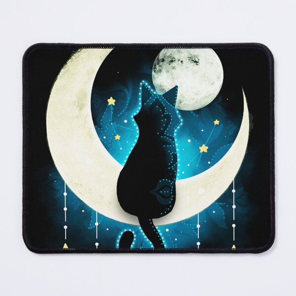 Item preview, Black Cat Moon designed and sold by VallinArt.