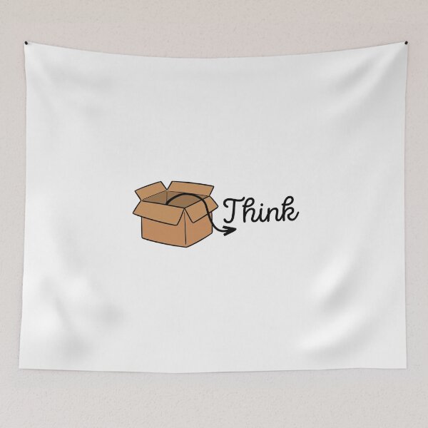 Item preview, Think Outside the Box designed and sold by Elle Hazlett.