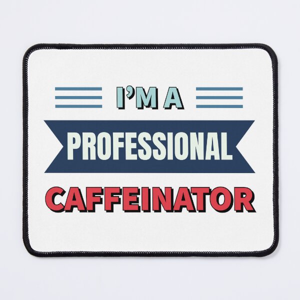 Artikel-Vorschau von "Professioneller Koffein-Liebhaber"-Design | Lustiges Kaffeeliebhaber-Kleid, designt und verkauft von SimpliText.