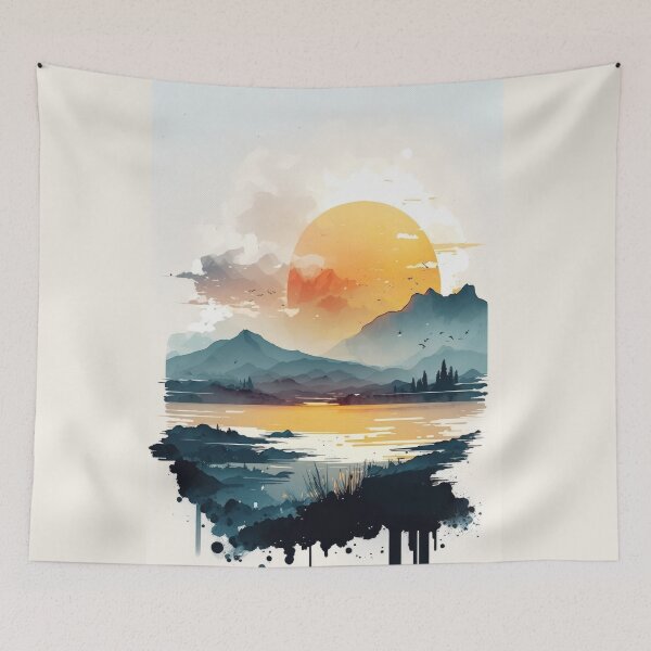 Item preview, Watercolor Naturescape  designed and sold by Enea Kelo.