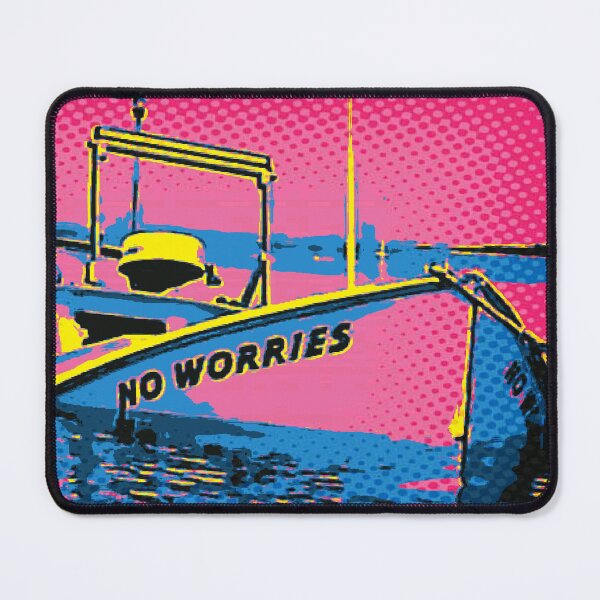 Item preview, No Worries Pop Art Commercial Fishing Boat Sunken Inspiration Art designed and sold by Pirate Foto.