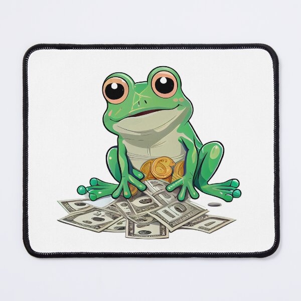 Item preview, frog counting money designed and sold by alnamla.