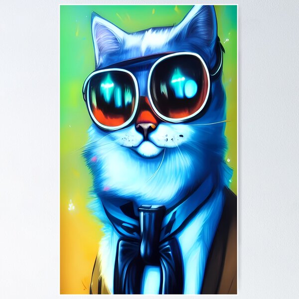 Item preview, Fantastic funny cat designed and sold by Monlin.