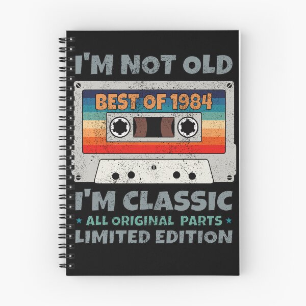 Item preview, VINTAGE BEST OF 1984 ALL ORIGINAL PARTS LIMITED EDITION RETRO FUNNY DISTRESSED CASSETTE BIRTHDAY GIFT designed and sold by Kipcio.