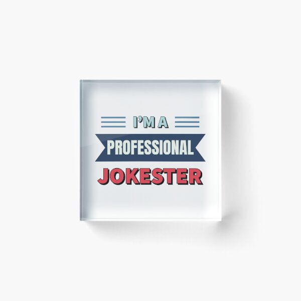 Item preview, "Professional Jokester" | Funny T-Shirt Design designed and sold by SimpliText.