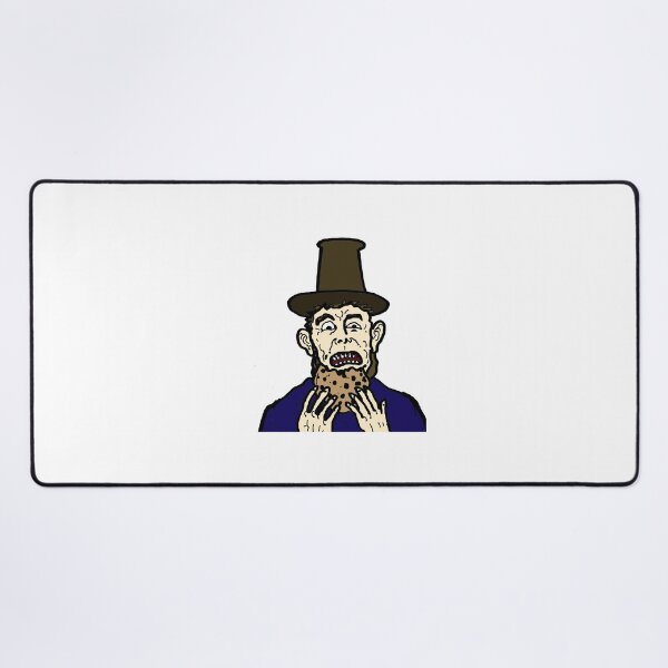Item preview, Abraham Lincoln, frantically eating a chocolate chip cookie designed and sold by reformedfruit.