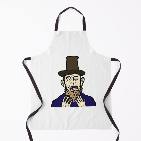 Item preview, Abraham Lincoln, frantically eating a chocolate chip cookie designed and sold by reformedfruit.
