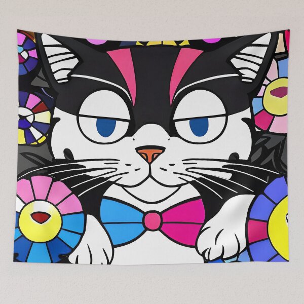 Item preview, A Journey into the Colors of Tuxedo Cats : Pans The Gender-Blind Cat designed and sold by Tuxedo Rainbow.
