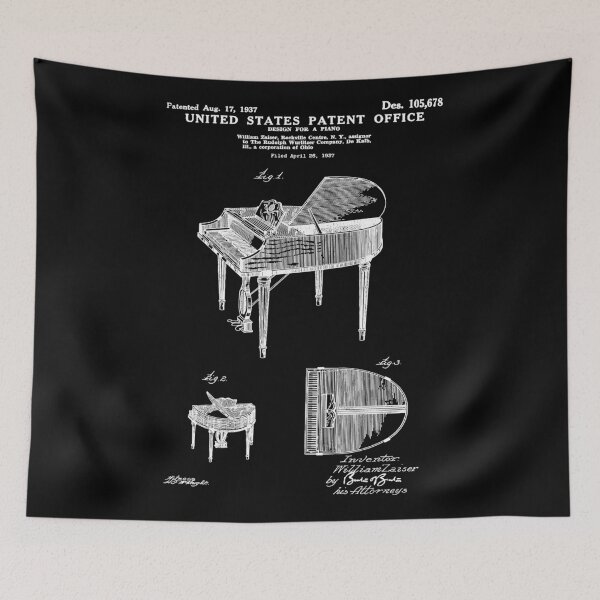 Item preview, Wurlitzer Piano Patent White designed and sold by Luve Store.