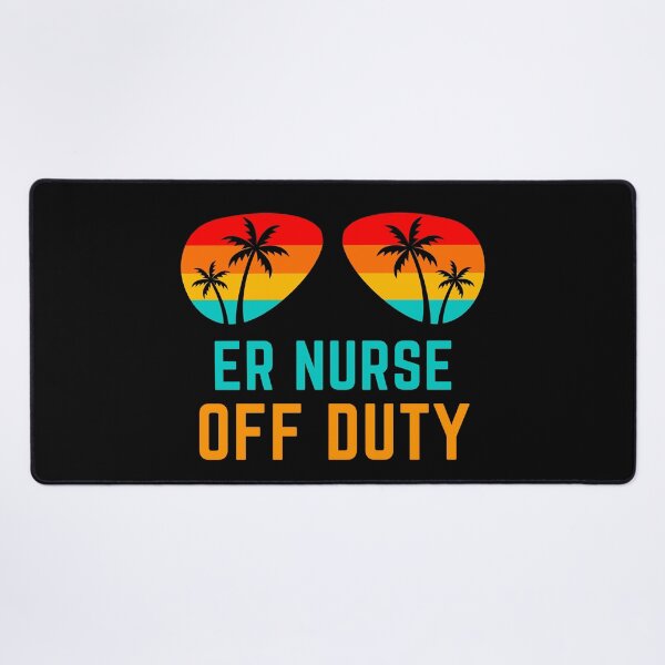 Item preview, ER Nurse Off Duty Retro, Funny Vintage Sunglasses Summer Nursing Gifts designed and sold by PrintOfi.