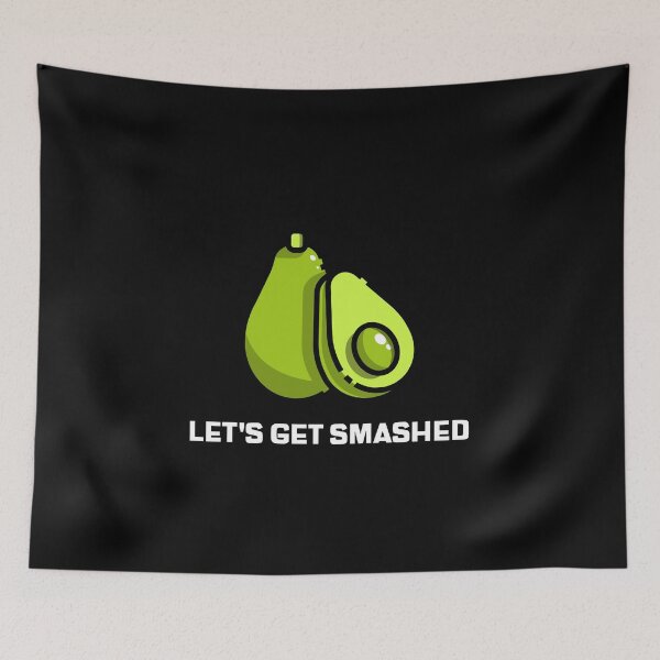 Item preview, lets get smashed avocado funny avocado food lover breakfast meme vegan  designed and sold by STELATO.