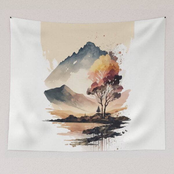Item preview, Watercolor Naturescape  designed and sold by Enea Kelo.