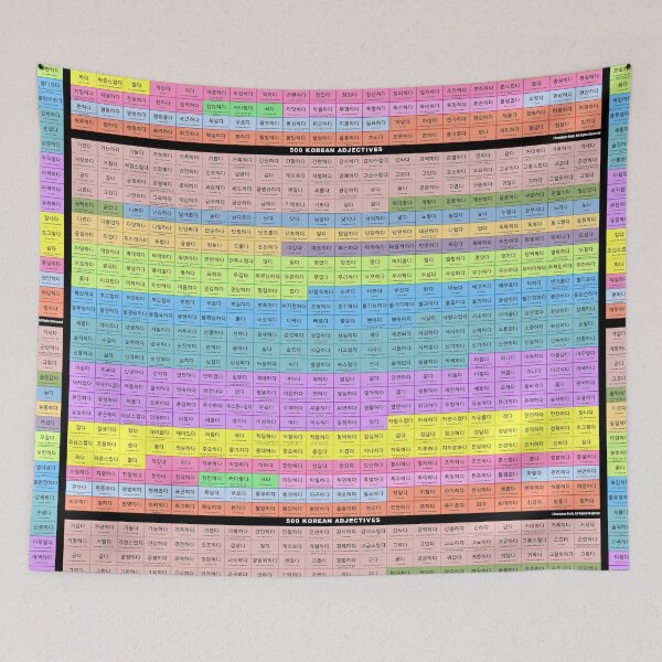 Item preview, 500 Korean Adjectives designed and sold by Adibto.