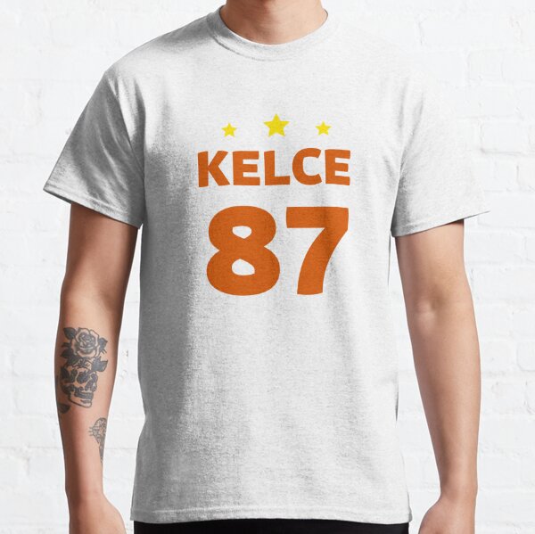 Nike Men's Kansas City Chiefs Travis Kelce #87 T-Shirt - White - XL (extra Large)