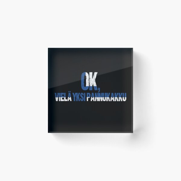 Item preview, OK, One More Pancake Funny Finnish Food Lover Finland Flag designed and sold by Nirvanibex.