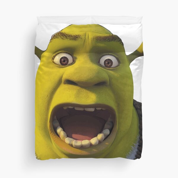 Item preview, Surprised Shrek Meme Sticker – Funny "Ahh! You Just Scared Shrek" Decal designed and sold by Cam-Guay.