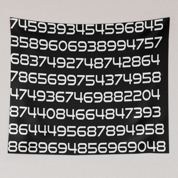 Item preview, Just Numbers designed and sold by porfysoundtrack.
