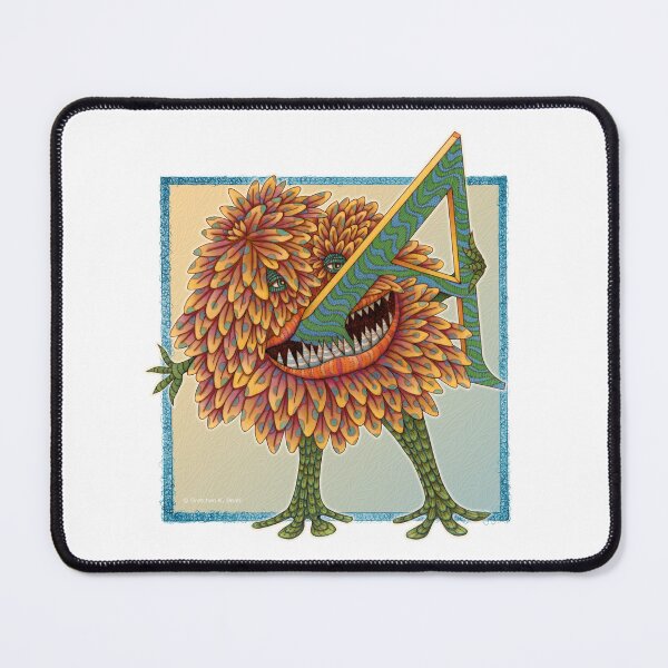 Item preview, Letter A - Alphabet - Monster - Guardian and Protector designed and sold by Gretchen Deahl.