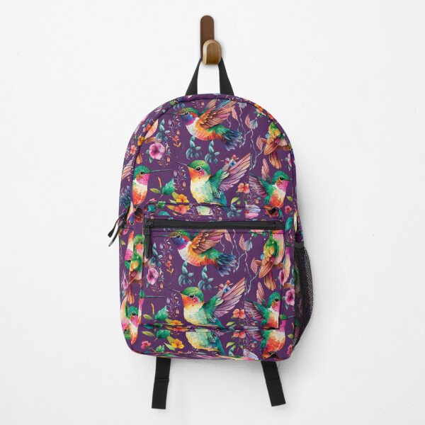 Item preview, HUMMINGBIRD ON DARK PURPLE designed and sold by ORIGENcreate.