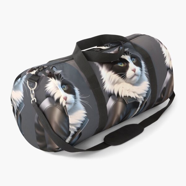 Item preview, Cat in Leather Jacket - Modern Digital Art designed and sold by Ai-michiart.