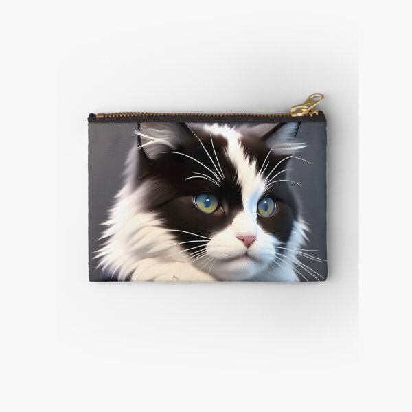 Item preview, Cat in Leather Jacket - Modern Digital Art designed and sold by Ai-michiart.