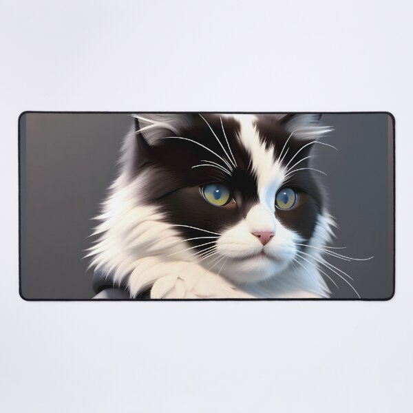 Item preview, Cat in Leather Jacket - Modern Digital Art designed and sold by Ai-michiart.
