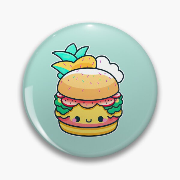 Item preview, Pineapple Bun Burger Happy Golden Bakery Juicy Fusion East West Snack Food designed and sold by ultra-cute.