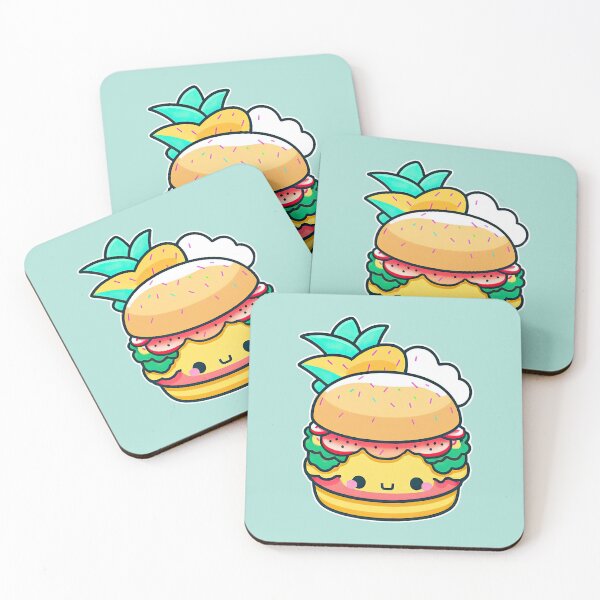 Item preview, Pineapple Bun Burger Happy Golden Bakery Juicy Fusion East West Snack Food designed and sold by ultra-cute.