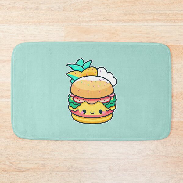 Item preview, Pineapple Bun Burger Happy Golden Bakery Juicy Fusion East West Snack Food designed and sold by ultra-cute.