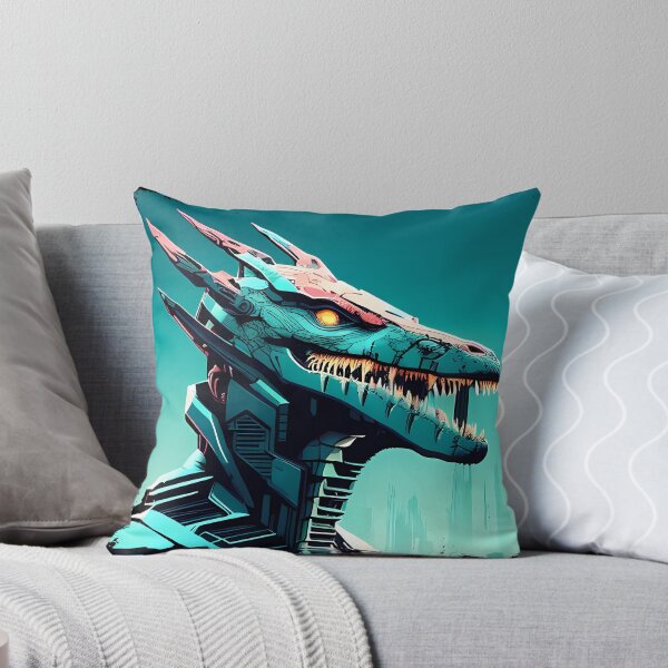 Item preview, Sobek Egyptian Crocodile God Cyberpunk Sticker Design: Merge Ancient Mythology with Futuristic Tech! designed and sold by Mytho Merch.