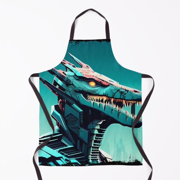 Item preview, Sobek Egyptian Crocodile God Cyberpunk Sticker Design: Merge Ancient Mythology with Futuristic Tech! designed and sold by Mytho Merch.