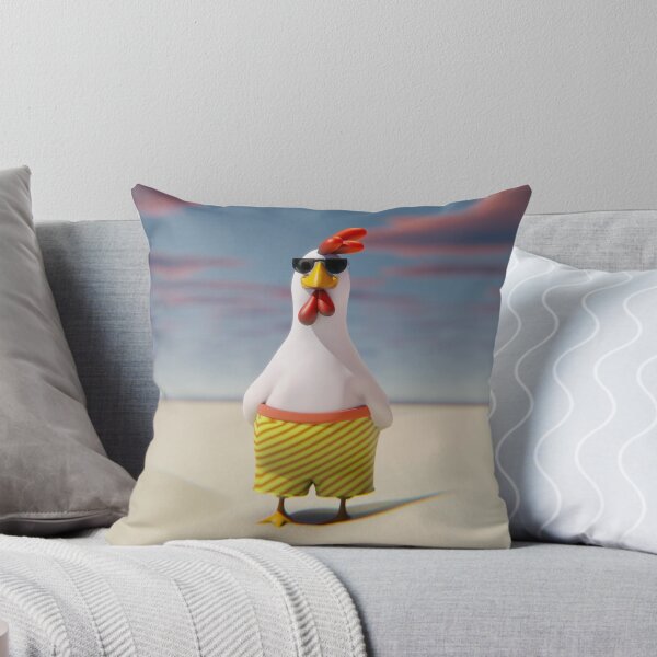 Item preview, Beach Chicken 3D Illustration designed and sold by Gravedrinker.