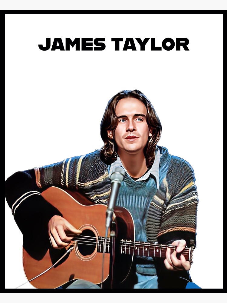 James Taylor Watercolor Guitar T-Shirt 