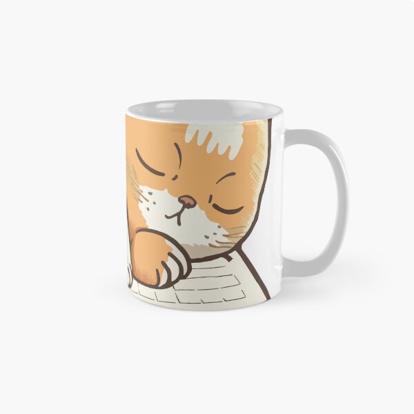 Item preview, Cute Cat Napping on a Book designed and sold by FOURWORDCREATE.