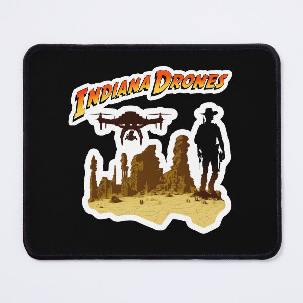 Item preview, Indiana Drones sticker designed and sold by Diggingdreams.