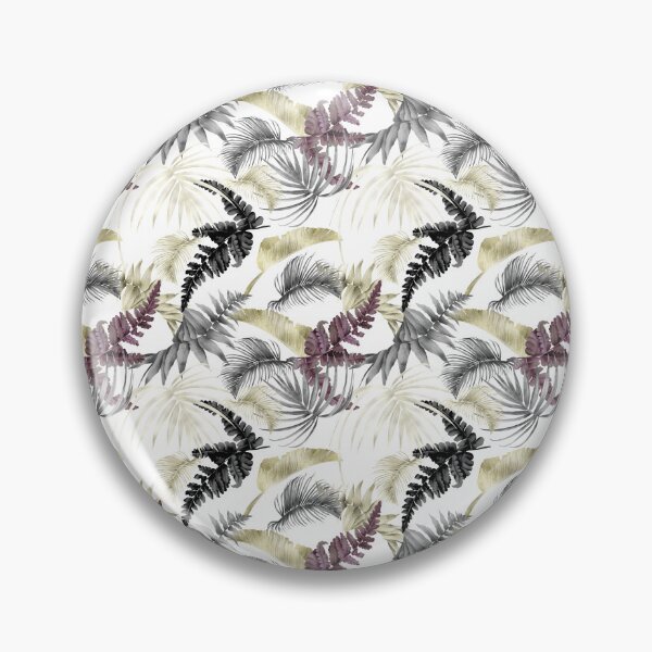 Item preview, Tropical Palms, Fern in Wine And Black  designed and sold by ChicoryJunction.