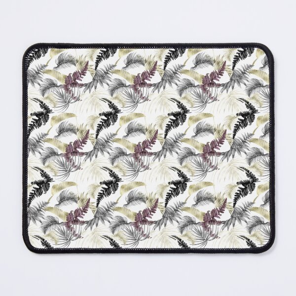 Item preview, Tropical Palms, Fern in Wine And Black designed and sold by ChicoryJunction.