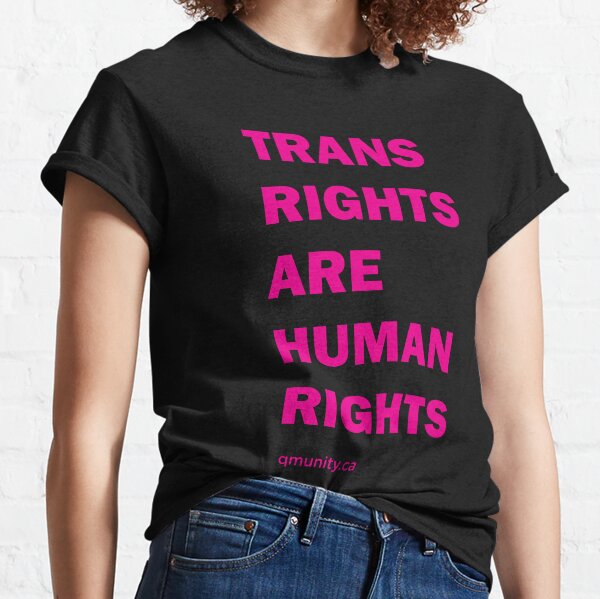 Artikel-Vorschau von Trans-Rechte in rosa Großdruck, designt und verkauft von QMUNITY.