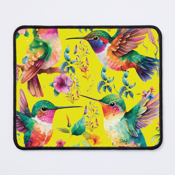 Item preview, HUMMINGBIRDS ON YELLOW- HUMMINGBIRDS ON YELLOW designed and sold by ORIGENcreate.