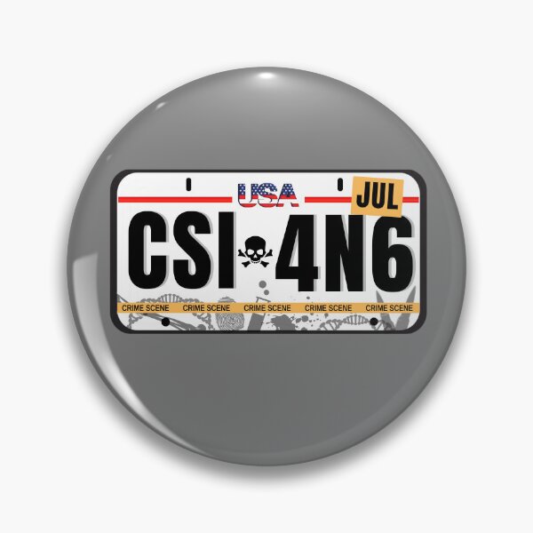 Item preview, CSI 4N6 License Plate Sticker designed and sold by SceneOfTheCrime.