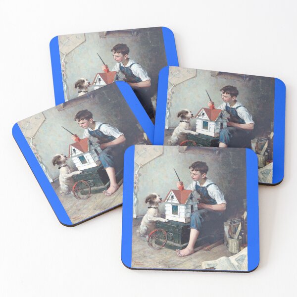 Item preview, Famous Artist & Illustrator: Norman Rockwell - Painting the little house (1921) designed and sold by mturns57.