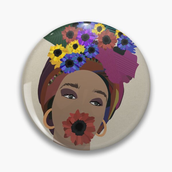 Item preview, Woman flower hair veil turban designed and sold by Mathildarts.