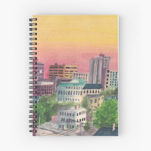 Item preview, Portland Maine Skyline Watercolor designed and sold by MaineArtGarden.