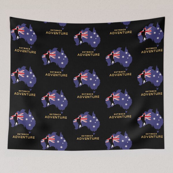 Item preview, Outback Adventure - Australian Road Trip - Typography Design designed and sold by RM-Journey.