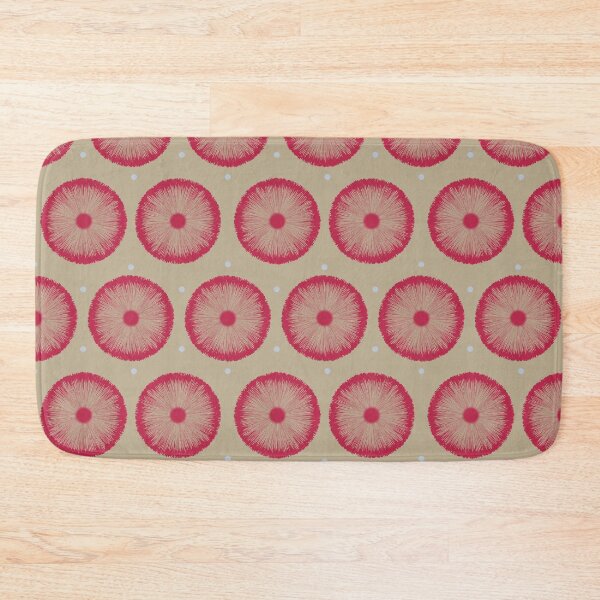 Item preview, Trendy geometric repeat pattern in viva magenta  designed and sold by HariniArts.